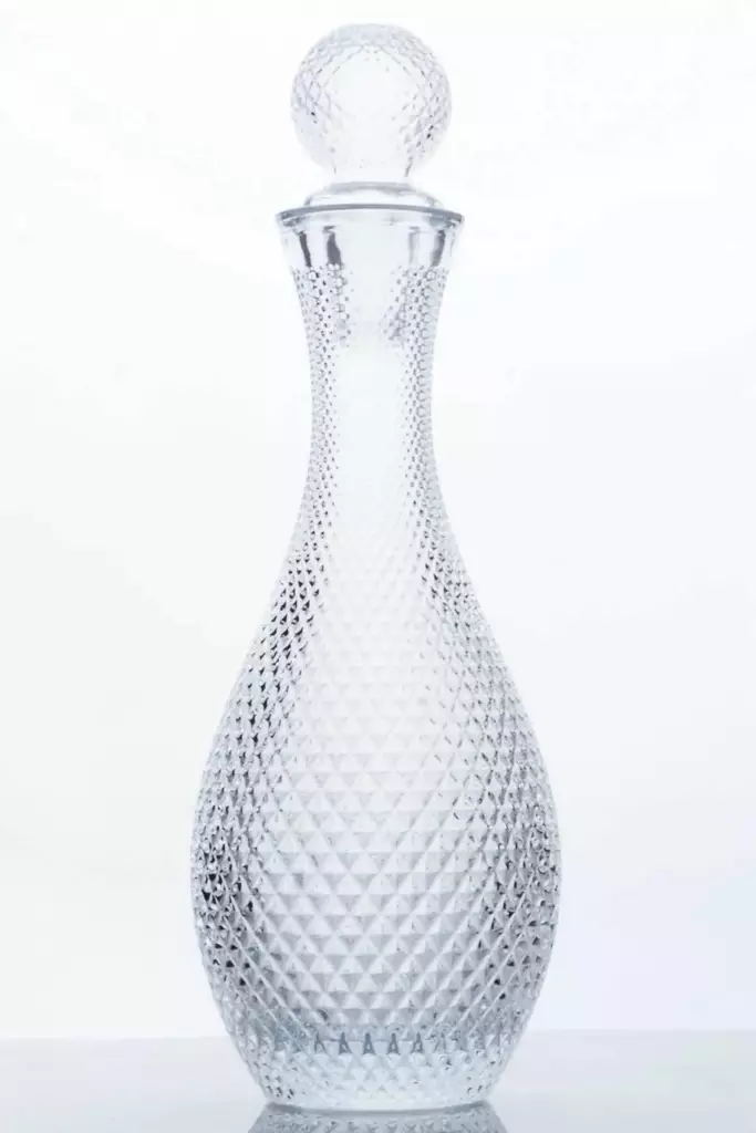 Flaska Hermia Transparent Glas 13x13 cm - Serveringsfat - 8684283765584 - 1