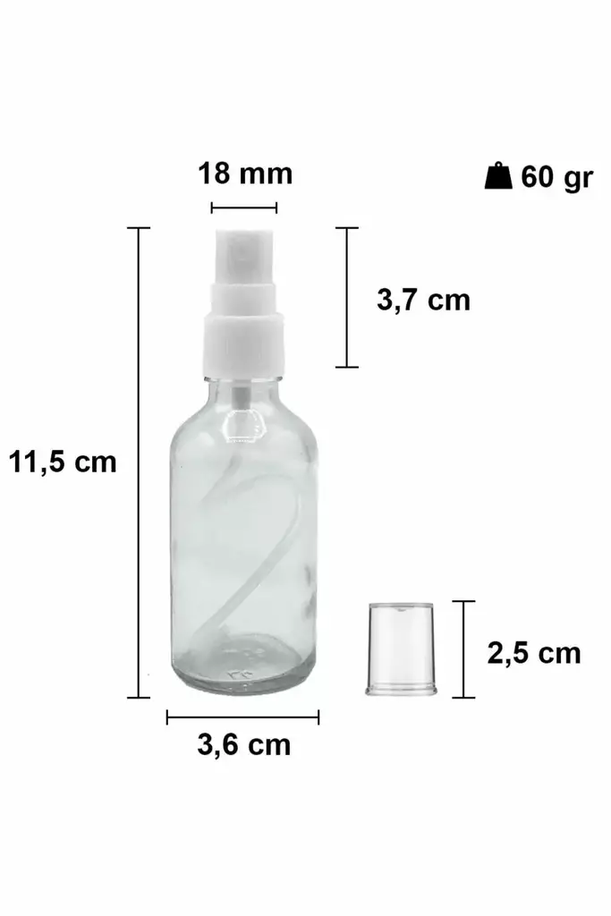 Glasflaskset Hermia Transparent Glas 4 Delar - Serveringsfat - 8684283873654 - 1