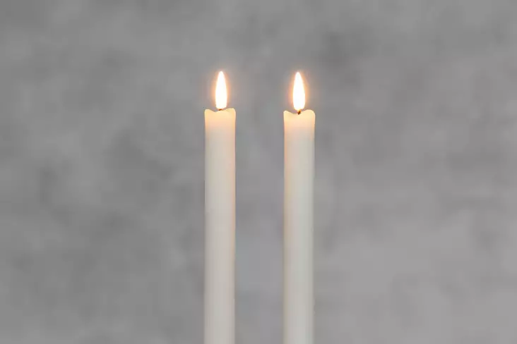 Led-kruunukynttilä 3D liekki 25cm - Ljus och lyktor - 6410416213224 - 1