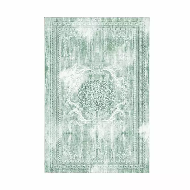 Luxus badrumsmatteset (2 st), flerfärgat, 50 x 60 cm, 60 x 100 cm, mjukt, halkfritt, antibakteriellt - Badrumsmattor och våtrumsmattor - 8683342420464 - 1