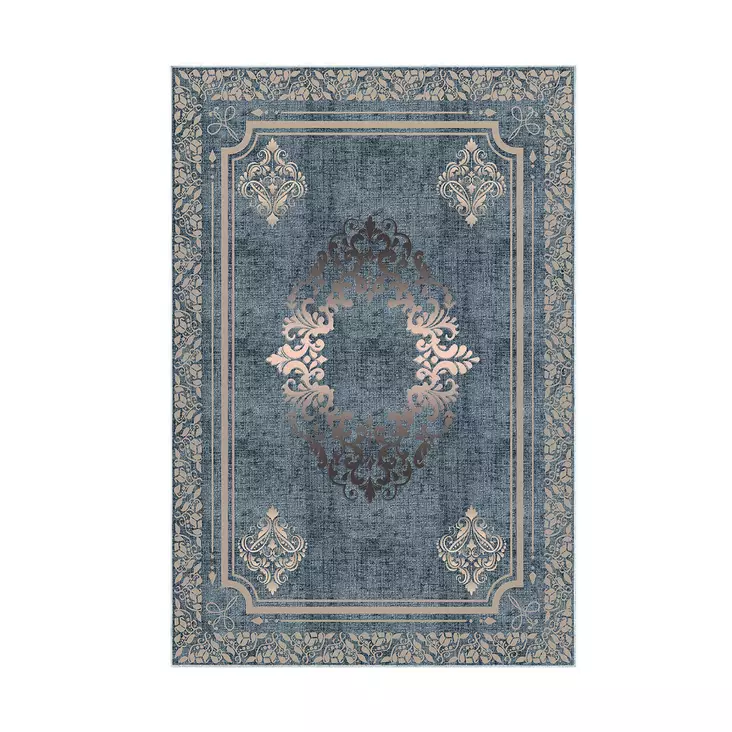 Lyxigt badrumsmatteset (2 st), flerfärgat, 50 x 60 cm, 60 x 100 cm, mjukt, halkfritt, antibakteriellt - Badrumsmattor och våtrumsmattor - 8683342420884 - 1