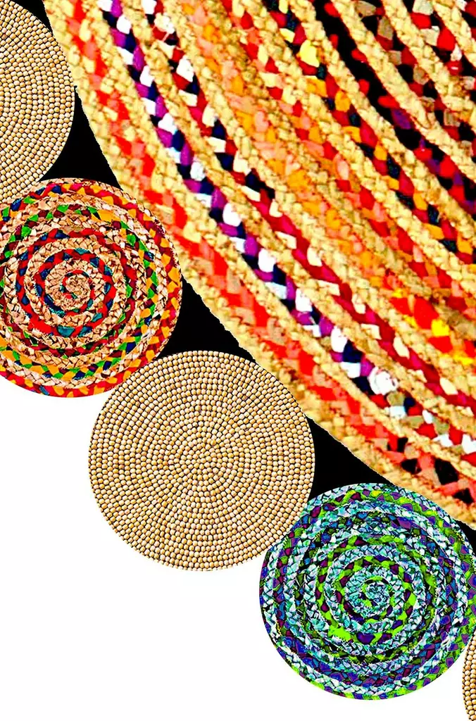 Matta Conceptum Hypnose HMNT933 Flerfärgad Polyester 100x100 cm - Stora och medelstora mattor - 8682870647824 - 1