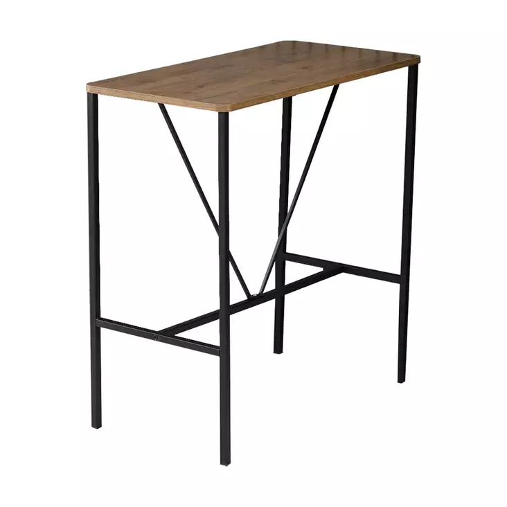 Barbord Hanah Home Nordic Grå Spånskiva Metall 90x92x45 cm - Bord - 8683742898054 - 1