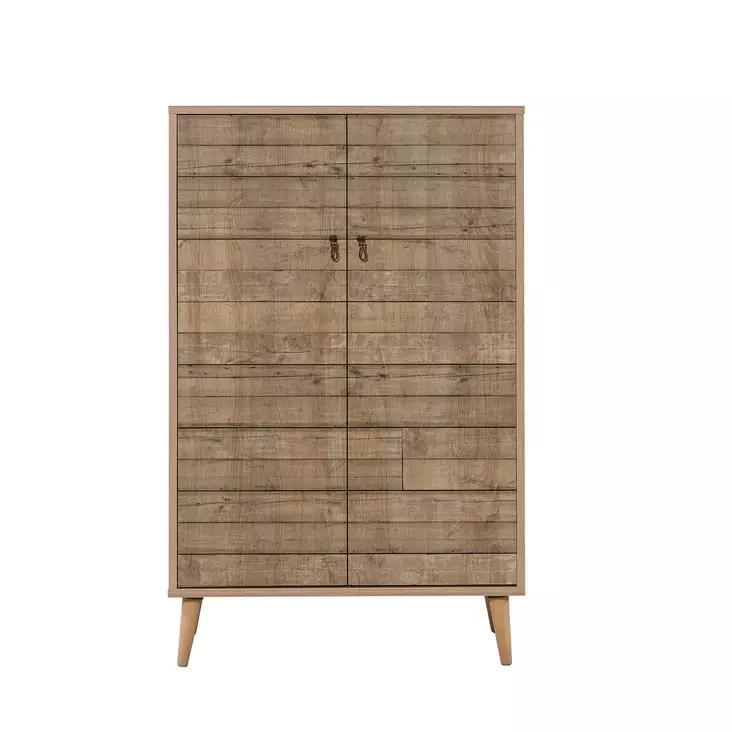 Förvaringsskåp Hanah Home Multibox Sonoma Ek Spånskiva 80x127x36 cm - Skåp och byråer - 8681875340884 - 1