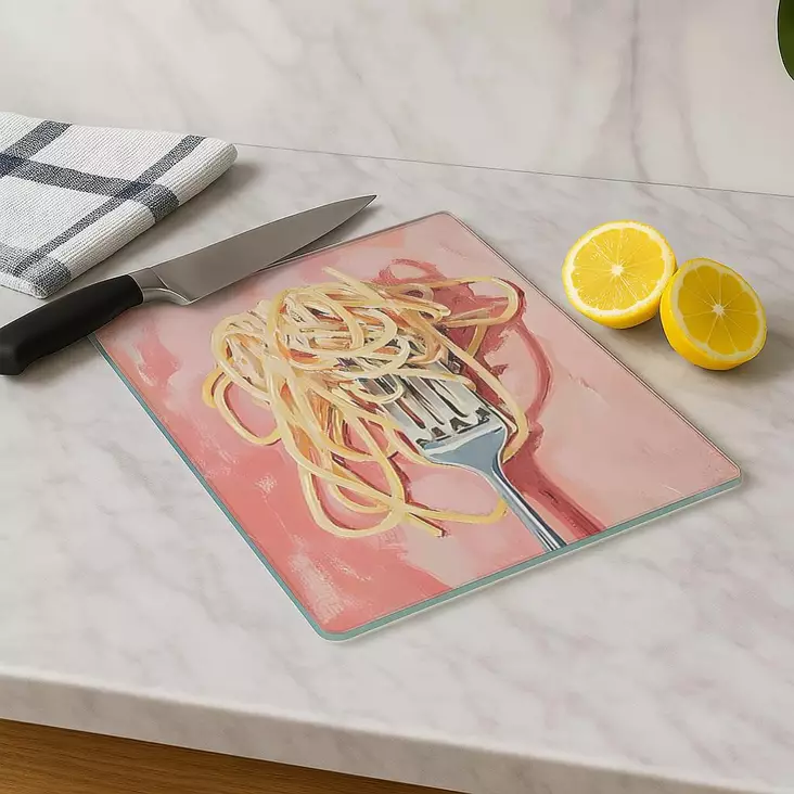 Skärbräda Hermia Flerfärgad Glas 20x30 cm - Köksredskap - 8684283731664 - 1