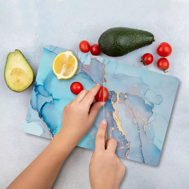 Skärbräda Hermia Flerfärgad Glas 20x30 cm - Köksredskap - 8684283724604 - 1