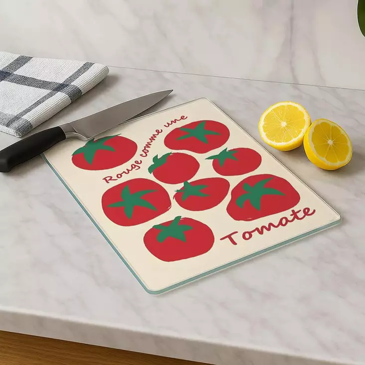 Skärbräda Hermia Flerfärgad Glas 20x30 cm - Köksredskap - 8684283732074 - 1