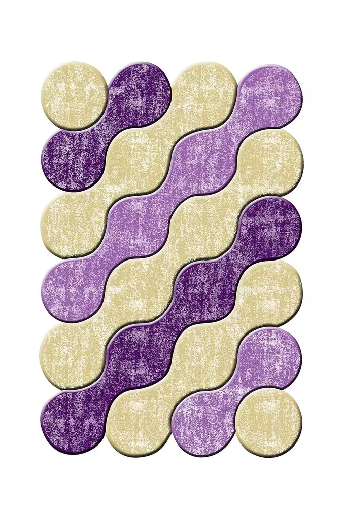 Matta Conceptum Hmnt951 Flerfärgad Polyester 80x50 cm - Små mattor och gångmattor - 8682870634244 - 1