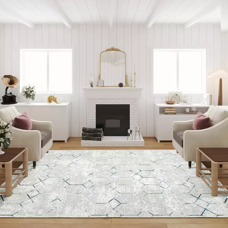 Gångmatta Conceptum W1064 Flerfärgad Polyester 100x150 cm - Stora och medelstora mattor - 8683342894524 - 1