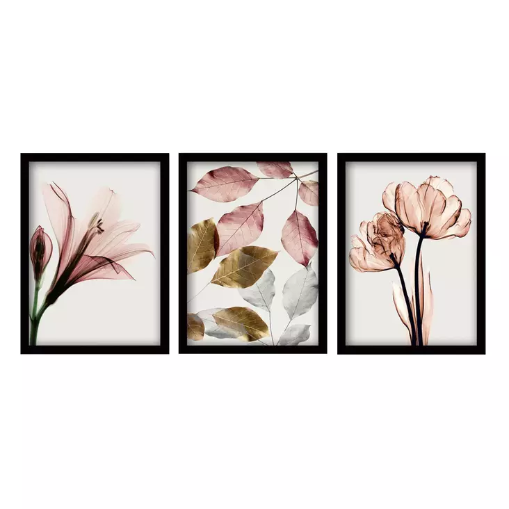 Inramad Tavla Wallity Flerfärgad MDF 35x45 cm 3 Delar - Tavlor och ramar - 8682870148864 - 1