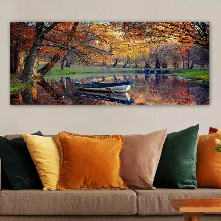 Canvastavla Wallity Flerfärgad Canvas 50x120 cm - Tavlor och ramar - 8682870428164 - 1
