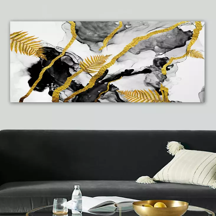 Canvastavla Wallity Flerfärgad Canvas 50x120 cm - Tavlor och ramar - 8682870429574 - 1