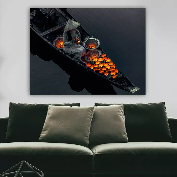 Canvastavla Wallity Flerfärgad Canvas 70x100 cm - Tavlor och ramar - 8682870214064 - 1