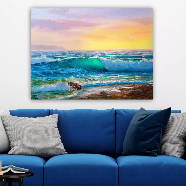 Canvastavla Wallity Flerfärgad Canvas 70x100 cm - Tavlor och ramar - 8682870221444 - 1