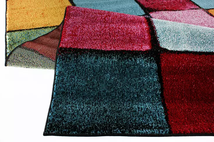 Matta Conceptum Renkli Kare Flerfärgad Polypropen 140x200 cm - Stora och medelstora mattor - 8683342696074 - 1