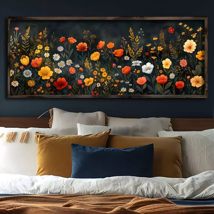 Inramad MDF-tavla Wallity Flerfärgad MDF 100x40 cm - Tavlor och ramar - 8684282848844 - 1