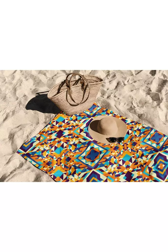 Strandhandduk Mijölnir Flerfärgad Mikrofilament 70 Polyester 30 Polyamid 90x150 cm - Handdukar - 8684282666394 - 1