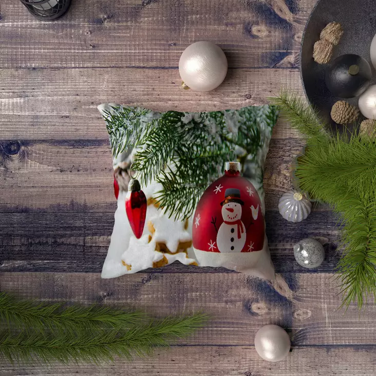 Kuddfodral Aberto Design NYXMAS032 Flerfärgad Polybomull 43x43 cm - Prydnadskuddar - 8683743248674 - 1