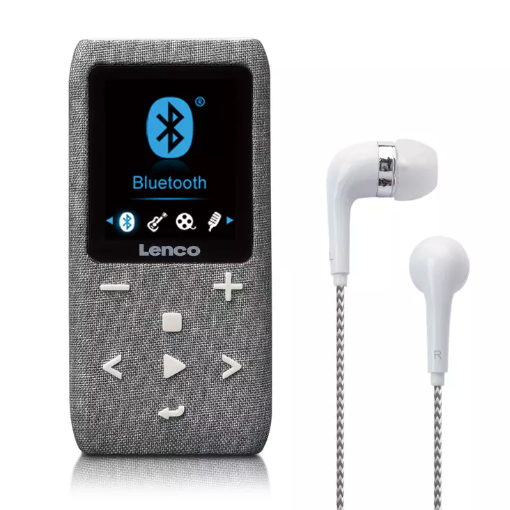 MP3/MP4-spelare med Bluetooth® 8 GB Micro SD-kort Grå - Radioapparater - 8711902042754 - 1