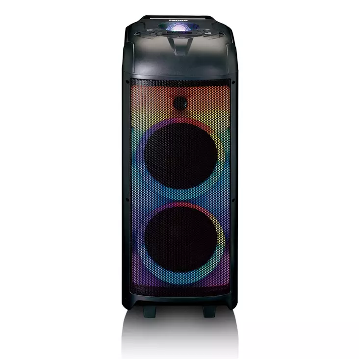 PA med LED-belysning i hela fronten och discokula - Bluetooth-högtalare - 8711902066514 - 10