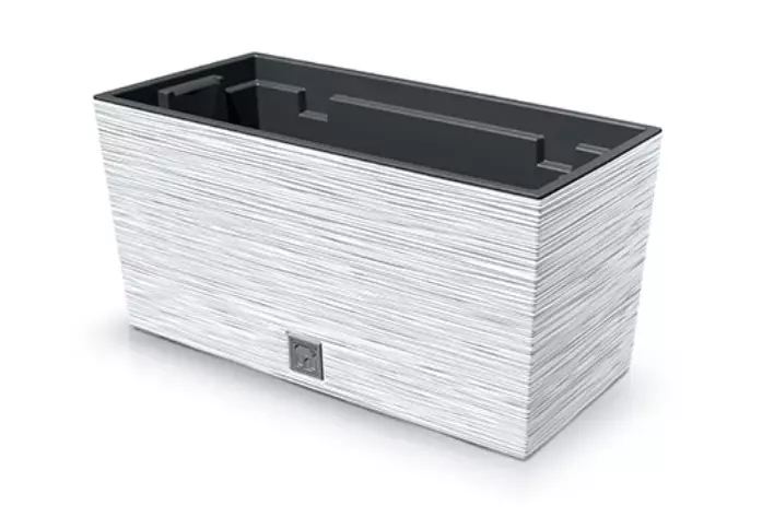 Parvekelaatikko valkoinen 60cm - Hängande blomkrukor och vaser - 5905197389714 - 1