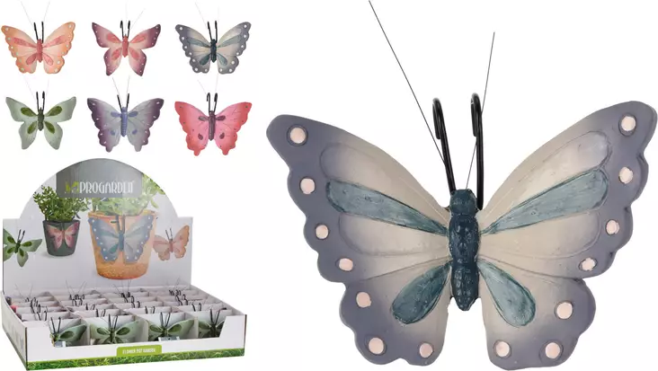 Fjärilsdekoration för blomkruka - Hushållsprodukter - 8720573119504 - 1