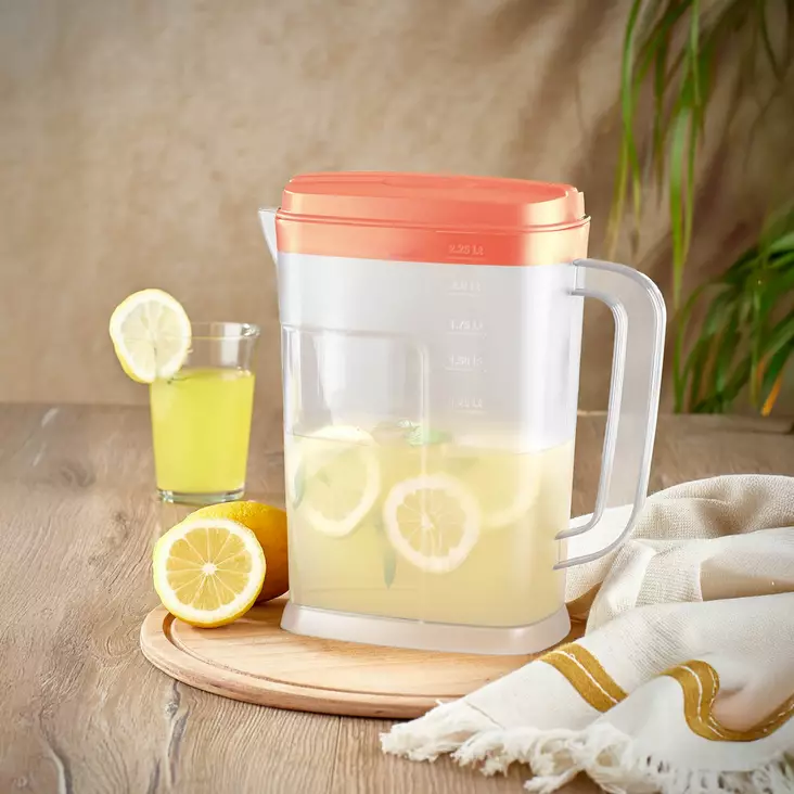 Karaff Hermia Rosa Plast 2250 ml - Serveringsfat - 8684283915194 - 1