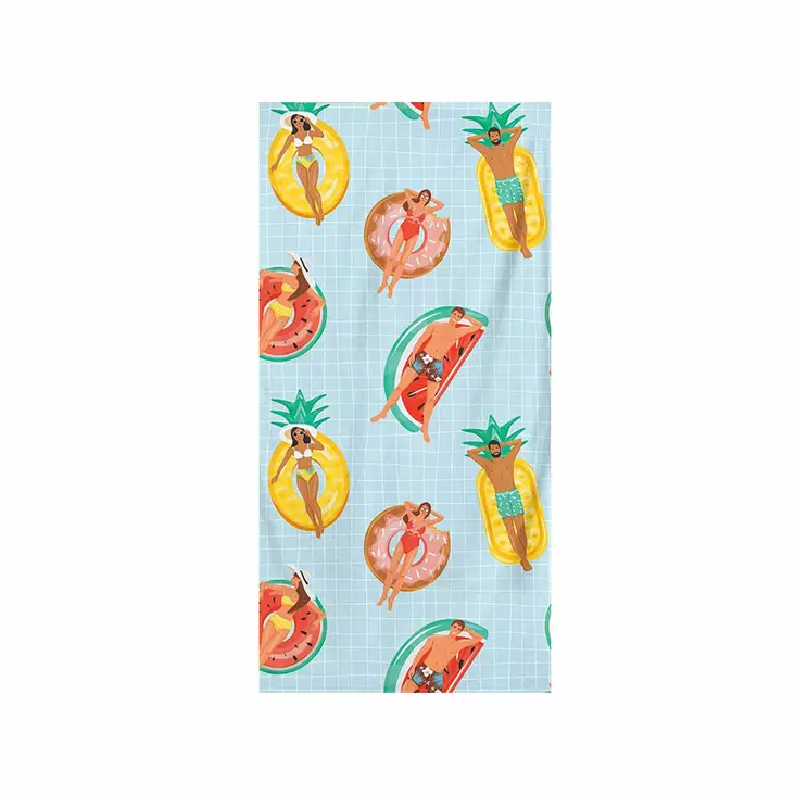 Strandhandduk Mijölnir Flerfärgad 60% Bomull 40% Polyester 75x150 cm - Handdukar - 8684283657094 - 1