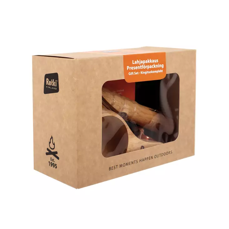 Retki presentask Retki 30-årsjubileums sittunderlägg, Kuksa och korvpinne - Campingutrustning - 6418536033524 - 1