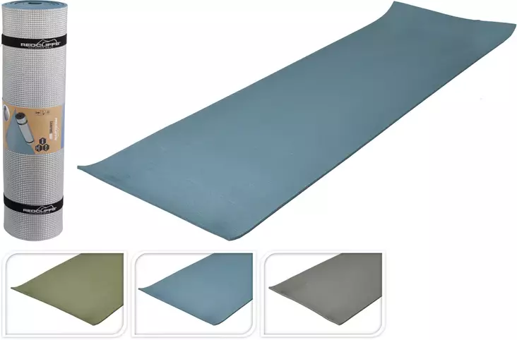 Campingmadrass 180x60 cm, lätt skumplast, rullbar, fästband - Liggunderlag och sittunderlag - 8721037308984 - 1