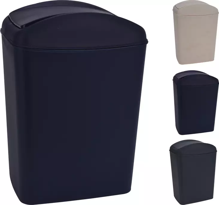 Sopkorg för kök 5L med roterande lock - Soptunnor - 8720573214544 - 1