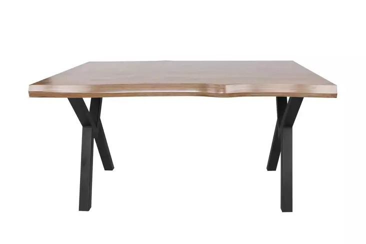 Matbord Hanah Home Efor Valnöt Spånskiva 140x75x80 cm - Matbord - 8683342538664 - 1