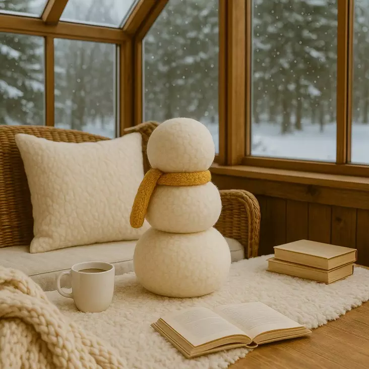 Prydnadskudde Aberto Design Kardan Adam Brun Polyester 55x25x19 cm - Prydnadskuddar - 8684283979264 - 1