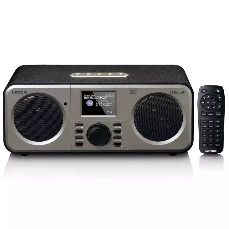 Stereo DAB+ FM-radio med Bluetooth® Svart - Radioapparater - 8711902043034 - 1