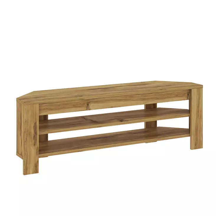 TV-bänk Hanah Home Corner Ek Spånskiva 120x40x30 cm - TV-bänkar - 8684283338764 - 1