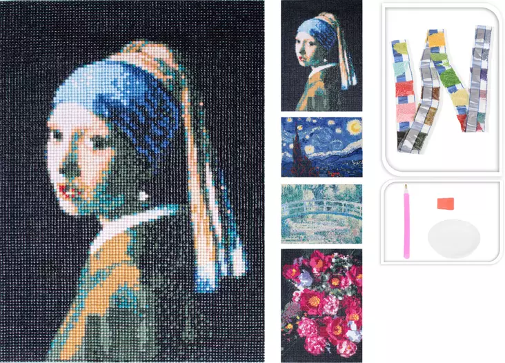 Timanttimaalaussarja 4 eri designia - Målardukar och tavlor - 8720573830614 - 1