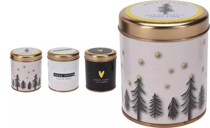 TuoksukynttilÃ¤ rasiassa 7x8 cm - Ljus och lyktor - 8721037070614 - 1