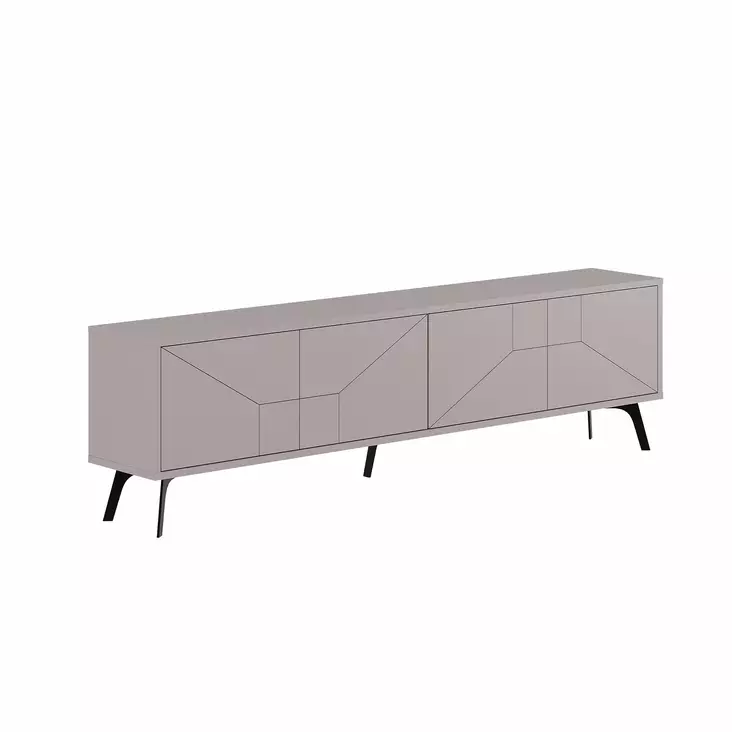 TV-bänk Hanah Home Dune Ljus Mocca Spånskiva 180x50x29,6 cm - TV-bänkar - 8683743263424 - 1
