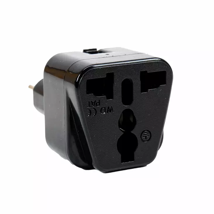 UK-Europe PNI-uttagsadapter, 220V, svart - PNI produkter - 5949066527524 - 1