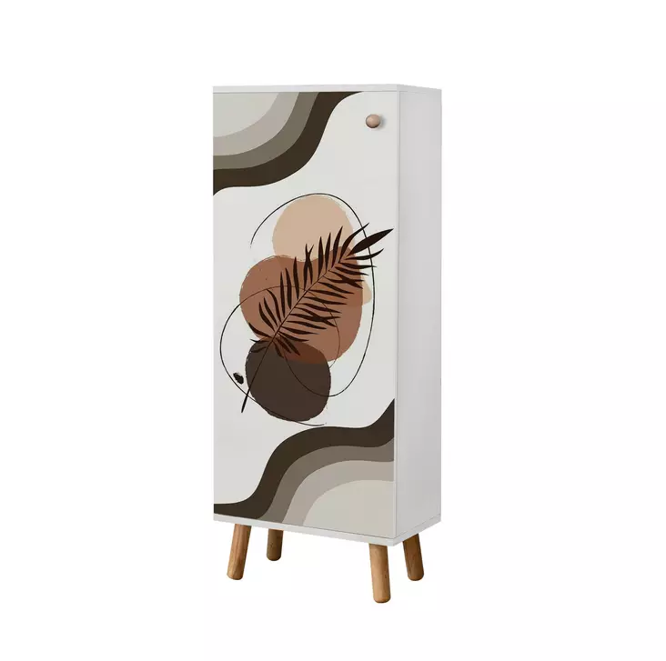 Skoskåp Hanah Home Vegas B 955 Vit Spånskiva 50x135x38 cm - Skoskåp - 8684282305194 - 1