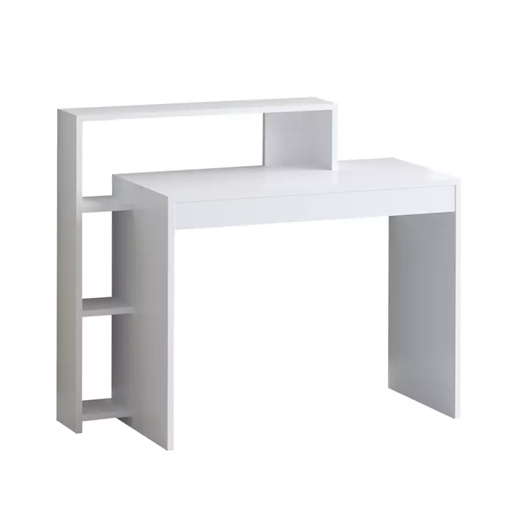 Skrivbord Hanah Home Trella Vit Spånskiva 95x117x45 cm - Skrivbord - 8683743537204 - 1