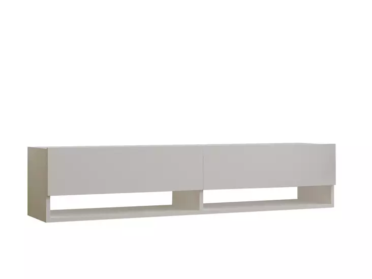 TV-bänk Hanah Home Arges Vit Spånskiva 141x31x30 cm - TV-bänkar - 8683342398084 - 1
