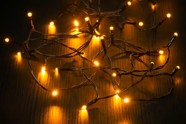 Valoketju 360 LED meripihka - Ljusslingor - 6410416424354 - 1