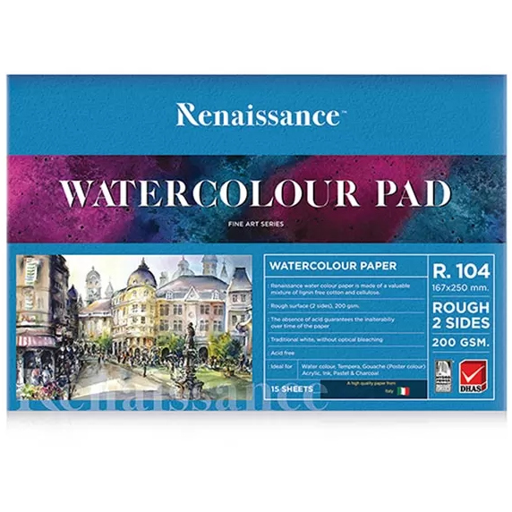 Vesivärilehtiö 167 x 250 mm - Anteckningsböcker och papper - 8851907132644 - 1