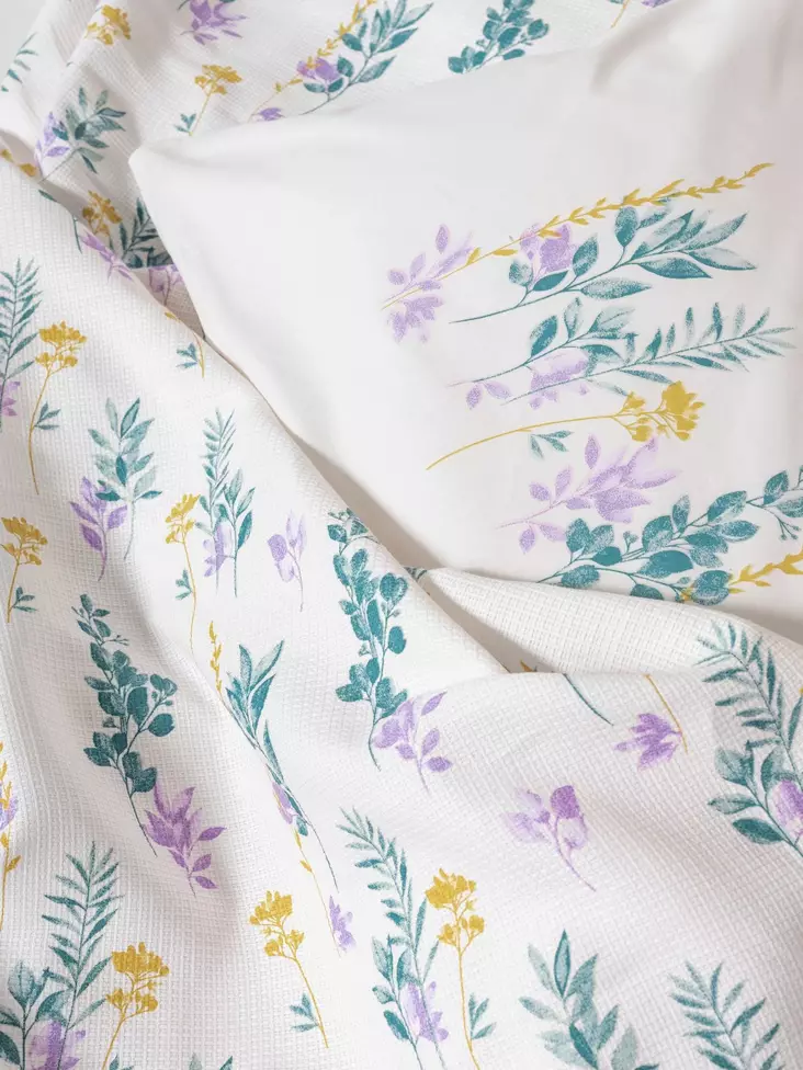 Enkelt pikéset, mint, 160 x 230 cm, mjukt, hållbart - Överkast och plädar - 8684283715794 - 1