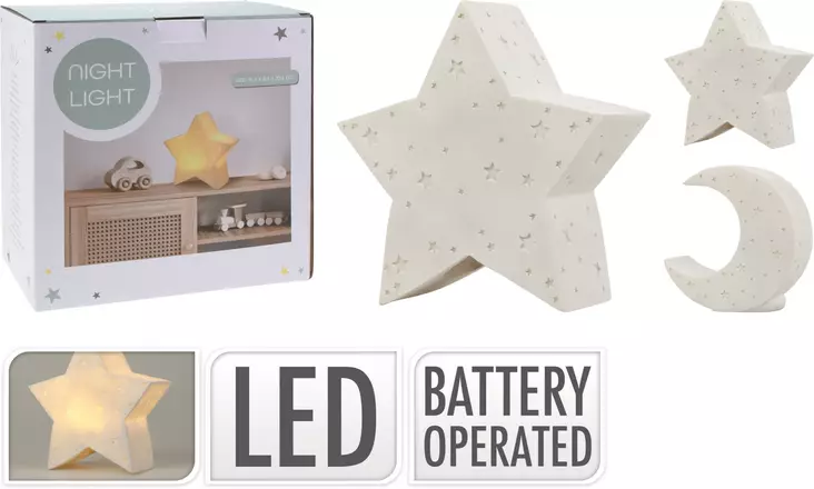 Nattlampa Himlakropp 23,5 cm - Nattlampor - 8720573670784 - 1