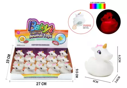 Badleksak enhörning med ljus - Vattenleksaker - 6438484002045 - 2