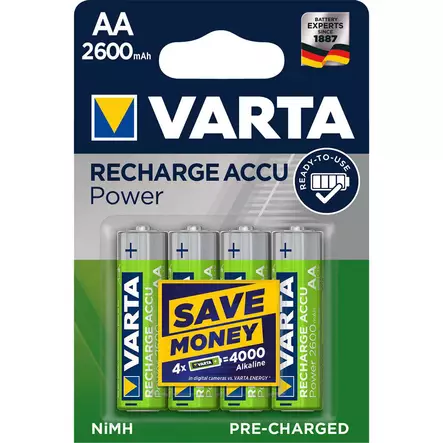 Varta batterier AA 2600 mAh 4 st - Nedis produkter - 4008496745975 - 2