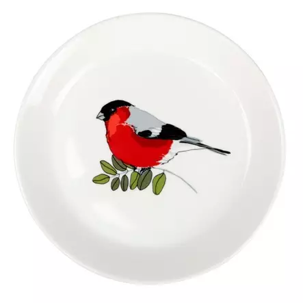 Leip=C3=A4lautanen 17,5 cm Punatulkkku - Tallrikar - 6416550712555 - 1