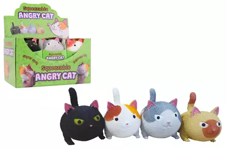 Puristeltava vihainen kisu - Leksaksmassor och slimer - 8711866244225 - 1